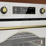 فر آلتون عرض 60 نمای شیشه ای رنگ سفید آلتون مدل v540W