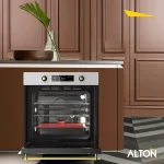 فر آلتون عرض 60 نمای شیشه ای رنگ سفید آلتون مدل v540W