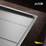 سینک توکار استیل ضد خش آلتون مدل 1164 سایز 116 در 52 سانت