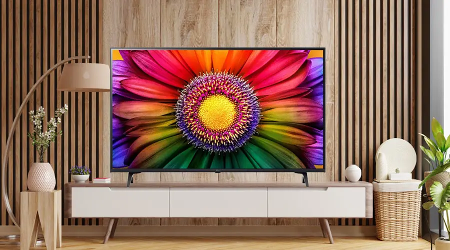رنگ صفحه نمایش تلویزیون ال جی 43 اینچ UR8000