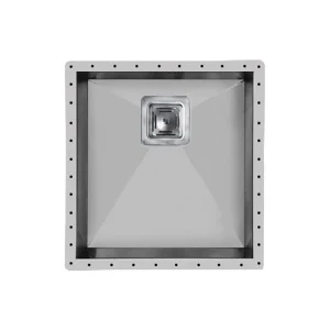 سینک توکار اخوان جنس استیل 1 لگنه کد 408 با عمق لگن 20 سانتیمتر