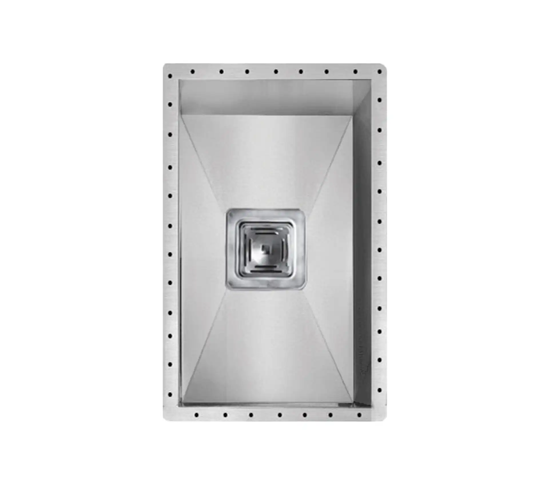 Akhwan built-in sink made of steel, 1 basin, code 409, with a basin depth of 18 cm 1 سینک توکار اخوان جنس استیل 1 لگنه کد 409 با عمق لگن 18 سانتیمتر