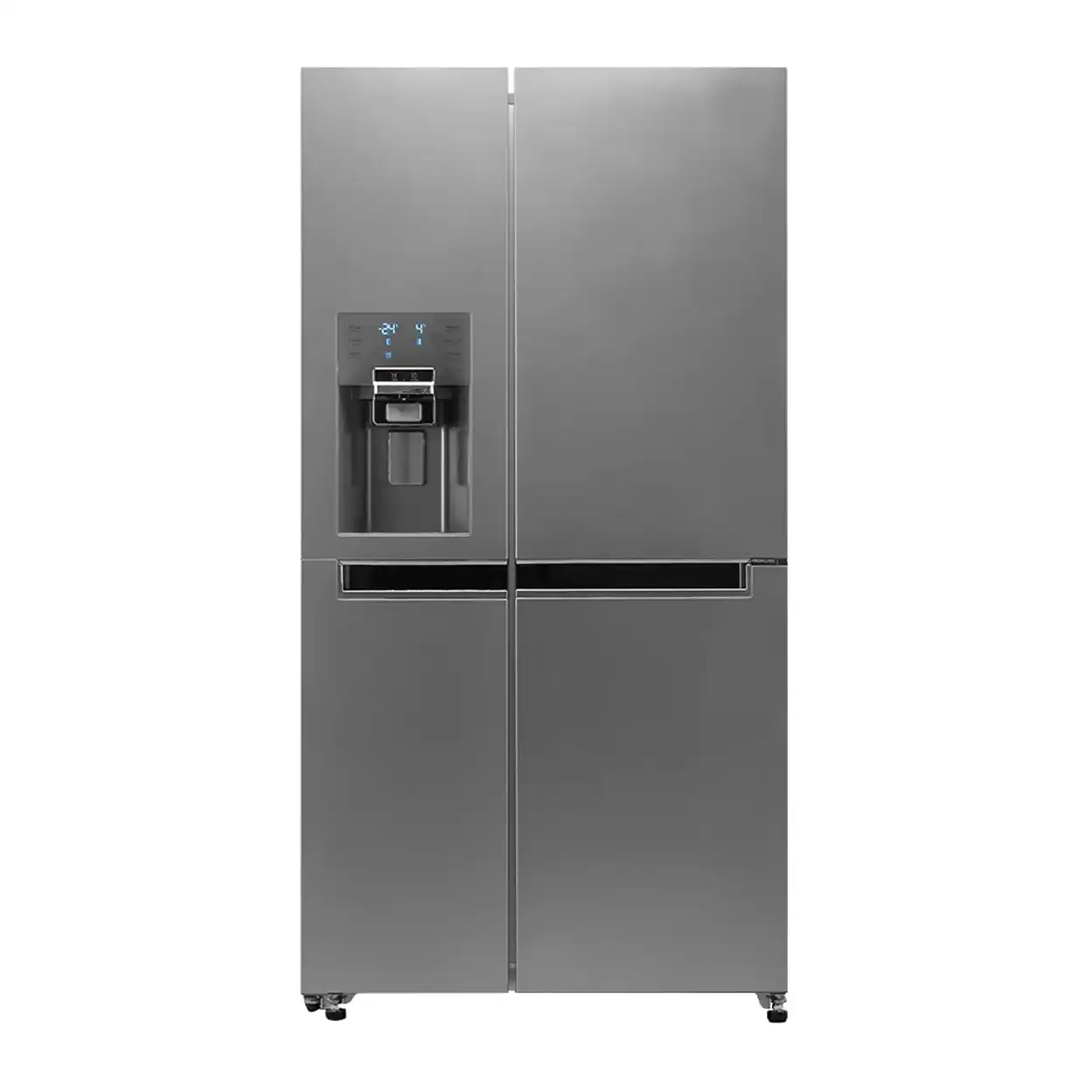 Daewoo Prime 36-foot side-by-side fridge-freezer, model DSI-3645SS, silver یخچال فریزر ساید بای ساید دوو سری پرایم 36 فوت مدل DSI-3645SS سیلور