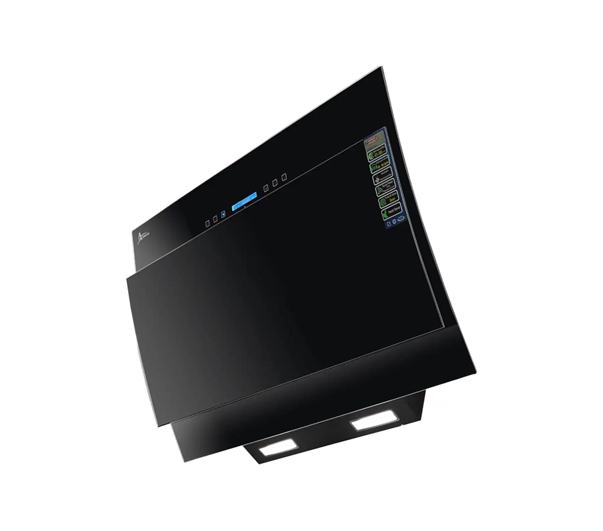 Akhwan diagonal hood model H63-MF black 90cm 1 هود مورب اخوان مدل H63-MF مشکی 90CM