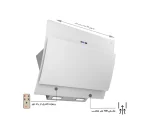 هود مورب اخوان مدل H63 سفید 90CM - Image 2