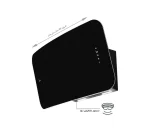 هود مورب اخوان مدل H90 مشکی 90CM - Image 2