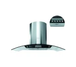 هود شومینه ای اخوان مدل H28-4S نقره ای مشکی 90CM - Image 2