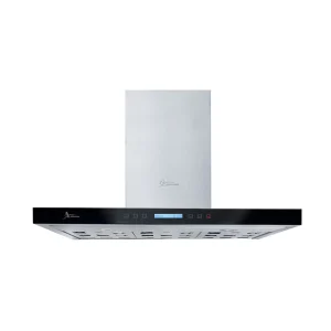 هود شومینه ای اخوان مدل H4 مشکی 90CM