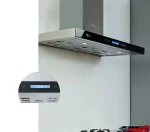 هود شومینه ای اخوان مدل H4 مشکی 90CM - Image 2