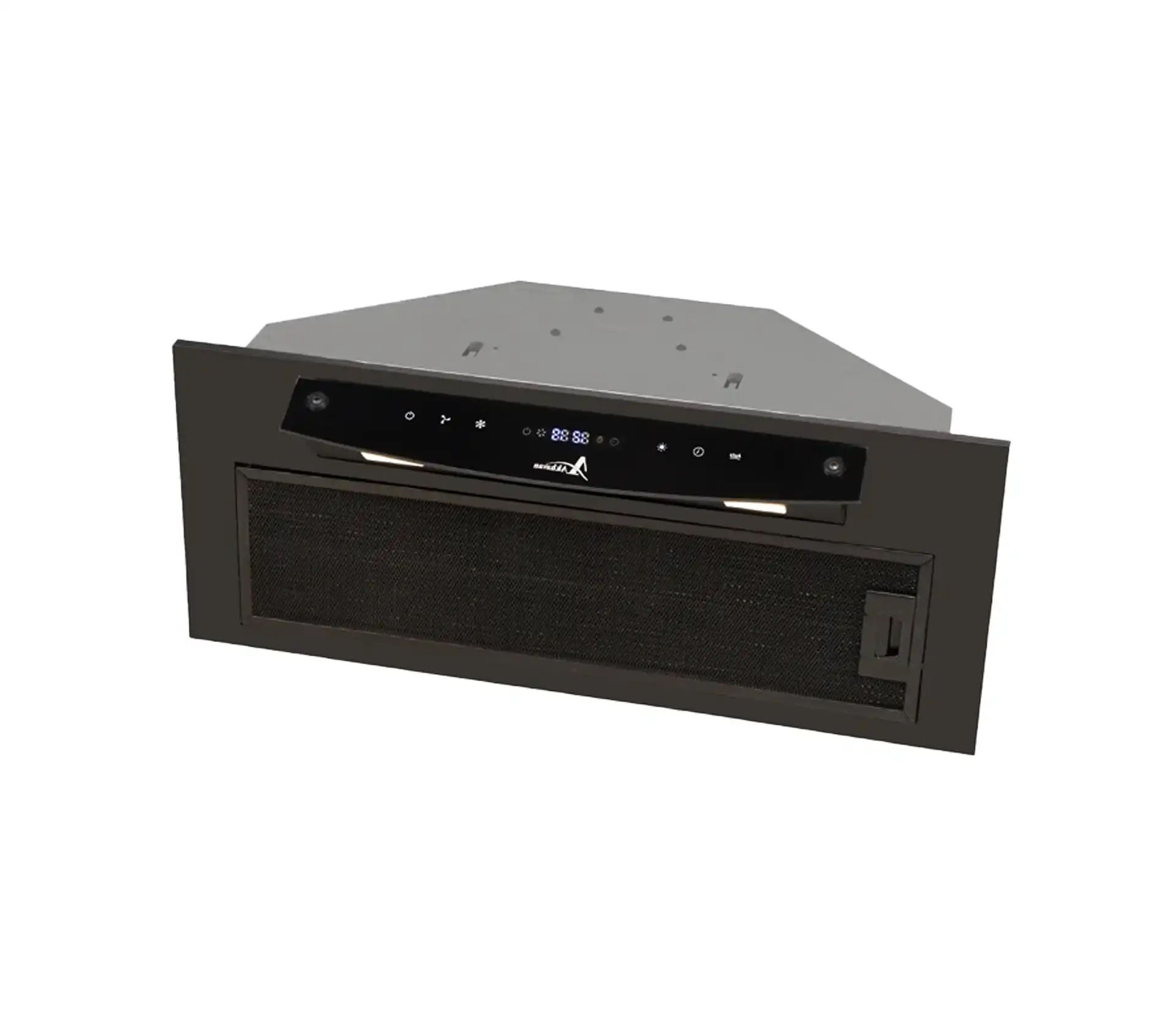 Akhwan hidden hood model H208 black 70cm 1 هود مخفی اخوان مدل H208 مشکی 70CM