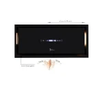 هود مخفی اخوان مدل H223 مشکی 70CM