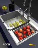 سینک توکار آلتون SBR740 باکسی 74CM