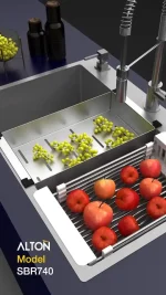 سینک توکار آلتون SBR740 باکسی 74CM