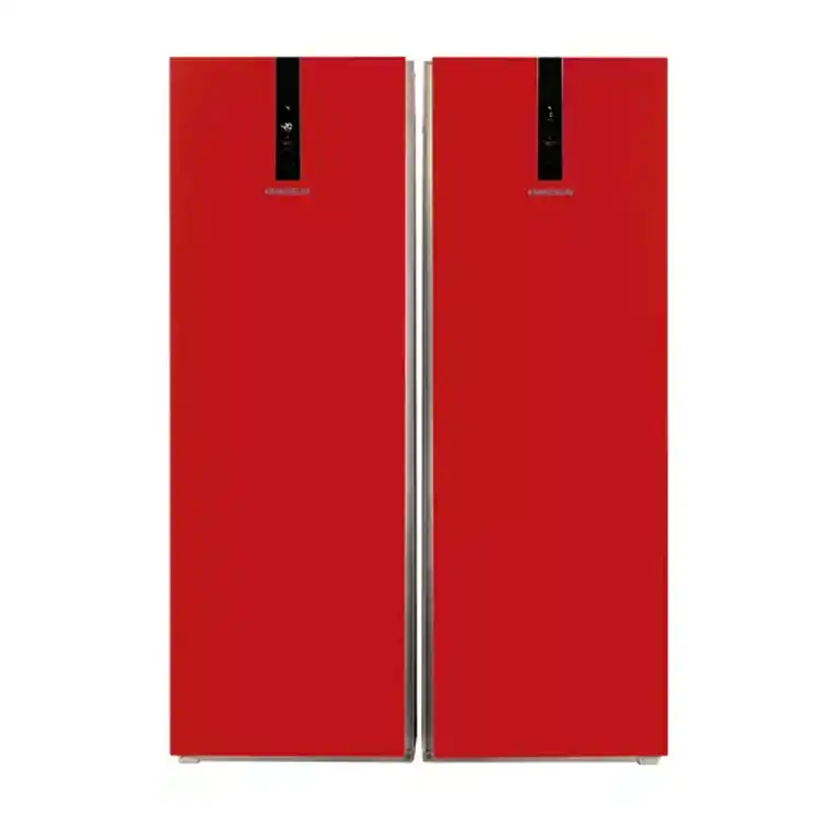 Emerson RF15EL-R01 red elegant 15-foot twin fridge-freezer 1 یخچال فریزر 15 فوت دوقلو الگانت امرسان مدل RF15EL-R01 قرمز