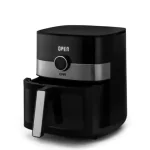 هواپز 6.5 لیتری کن مدل 2064BT رنگ مشکی نقره ای با صفحه لمسی و نوار نقره ای