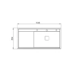 خرید سینک باکسی دست ساز کن 305