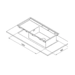 سینک باکسی دست ساز کن مدل BCN 305