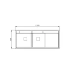 سینک باکسی دست ساز کن مدل BCN 306