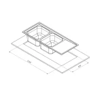 نصب سینک کن 8102S بصورت توکار