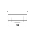 نوع ورق استیل 304 سینک کن 8112S جدید