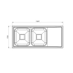 خرید سینک فانتزی کن 8112S