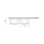 سینک توکار فانتزی کن مدل 8122S - Image 6