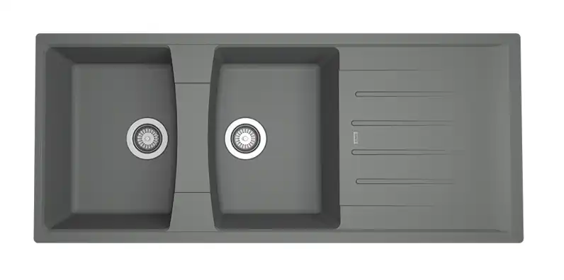 خرید سینک گرانیتی کن مدل الیت رنگ طوسی از کارینو شاپ