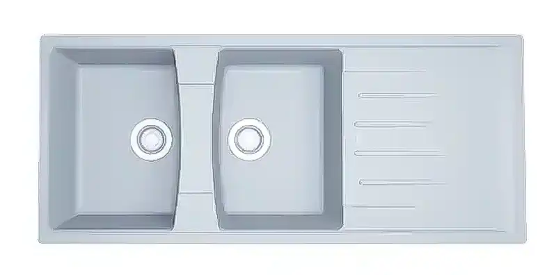 سینک گرانیتی کن مدل الیت رنگ سفید