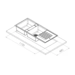 سینک گرانیتی کن مدل سیمون