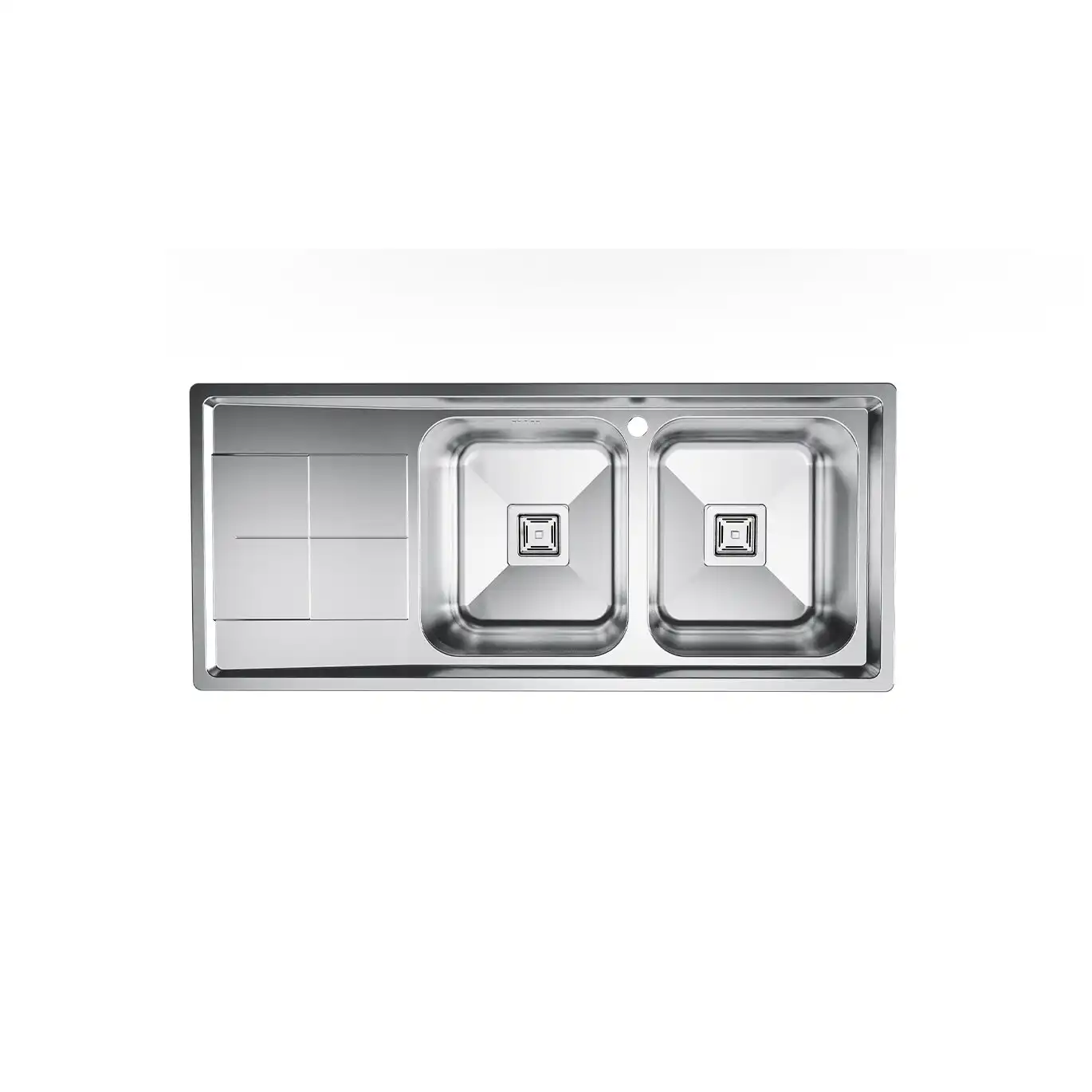 Sink 8172 Right pelvis سینک کن 8172 لگن راست سینک دو لگنه با سینی توکار