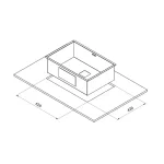 سینک باکسی کن A 40*60 - Image 2