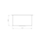 سینک باکسی دست ساز کن مدل R10 40*40