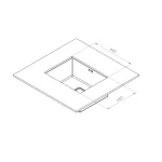 سینک باکسی دست ساز کن 4050