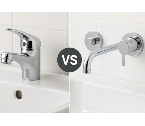 فرق بین شیرآلات توکار و روکار چیست کدام بهتر است