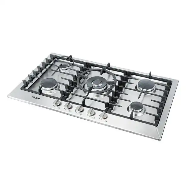 Nikkala Steel Gas Stove Model SGH 101 (7) گاز رومیزی و استیل 5 شعله نیک کالا مدل SGH 101