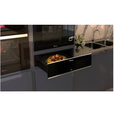 Warming drawer 960 Datees 2 کشوی گرم کن داتیس مدل 960 رنگ مشکی شیشه ای با زه استیل