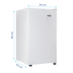 یخچال مینی بار و هتلی و کوچک 5 فوت ایستکول رنگ سفید مشکی و دودی مدل 2835 رنگ نوک مدادی با دو طبقه یخچال اکونومی و اقتصادی برای محل کار آزمایشگاه و داروخانه