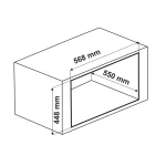 مایکروویو توکار آلتون مدل MI500TS - Image 2