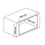خرید مایکروویو توکار آلتون مدل MI504T از کارینوشاپ