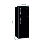 یخچال فریزر کمبی 12 فوت ایستکول مدل 296200 رنگ مشکی سفید و نوک مدادی