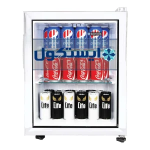 یخچال مینی بار شوکیس 3 فوت هتلی مناسب کافه ها داروخانه خانه ها واتاق کار رنگ سفید مدل 4164