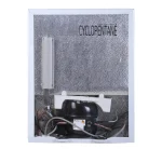 یخچال مینی بار و هتلی و کوچک 3 فوتر ایستکول رنگ سفید مشکی و دودی مدل 2403 با دو طبقه یخچال اکونومی و اقتصادی برای محل کار آزمایشگاه و داروخانه