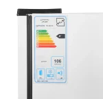 یخچال مینی بار و هتلی و کوچک 3 فوتر ایستکول رنگ سفید مشکی و دودی مدل 2403 با دو طبقه یخچال اکونومی و اقتصادی برای محل کار آزمایشگاه و داروخانه