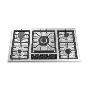 گاز رومیزی و صفحه ای پنج شعله استیل آلتون SG522