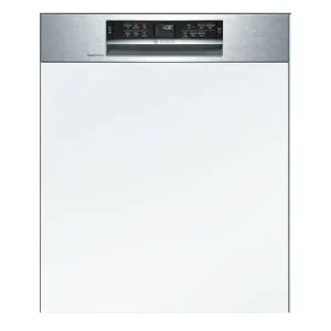 نمای ظاهری ماشین ظرفشویی 14 نفره بوش SMI66MS01B سفید