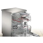 قفسه قابل تنظیم ماشین ظرفشویی 13 نفره بوش SMS8ZDI86Q استیل