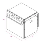 فر توکار برقی کن مدل کلر KELLER-IOT مشکی - Image 2