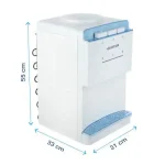 ابعاد آبسردکن رومیزی ایستکول TM-DW414 سفید