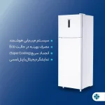 یخچال فریزر کمبی 13 فوت ایستکول مدل 4321 رنگ سفید