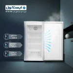 فریزر 5 کشوی 9 فوت نو فراست ایستکول مدل 2999 سفید مشکی